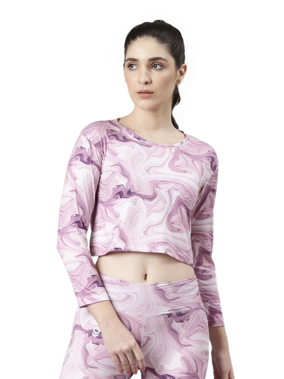 Glerra Printed Crop Top