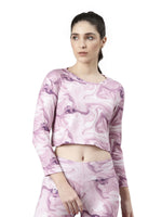 Glerra Printed Crop Top