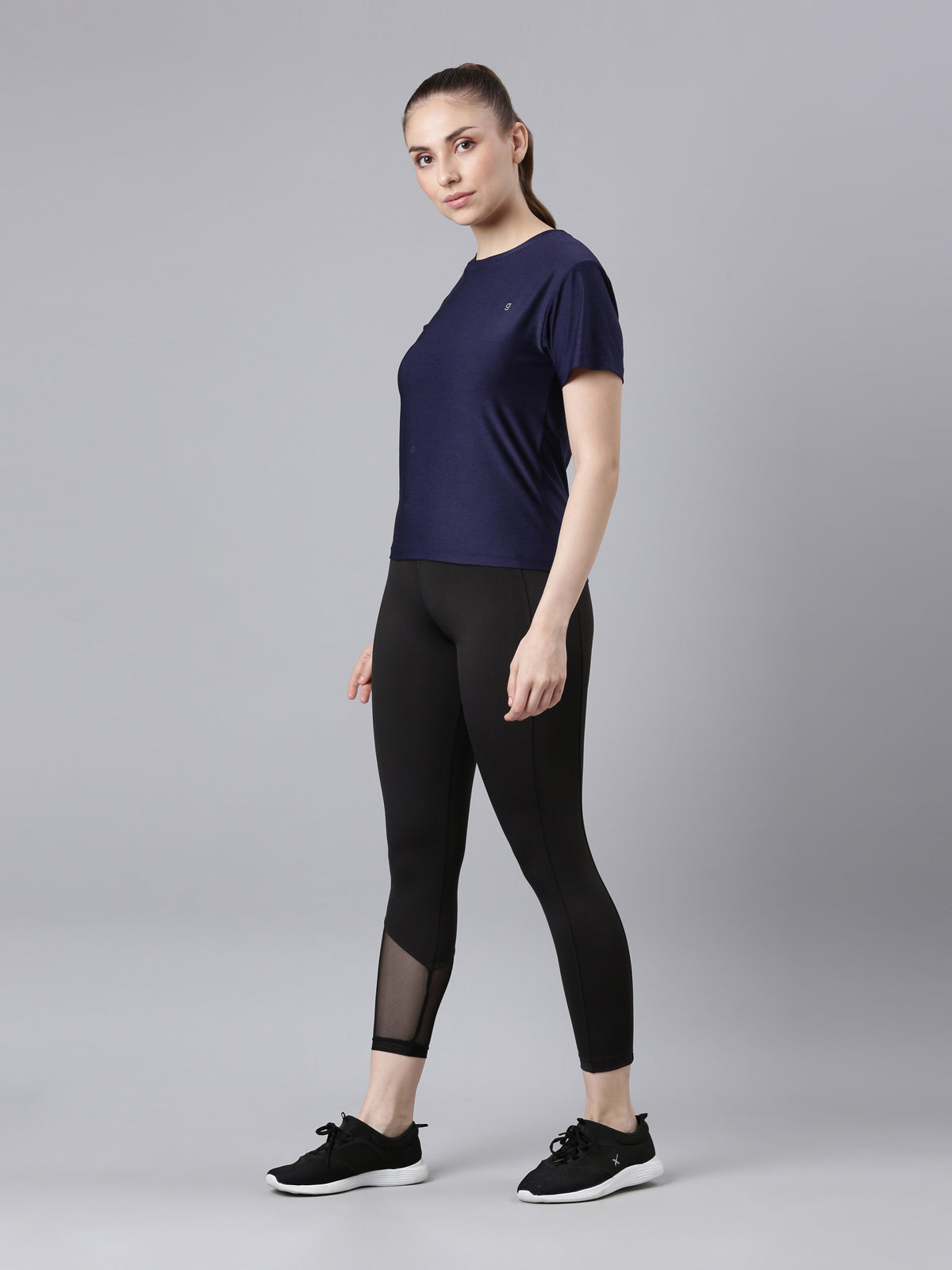 Glerra Mesh Leggings and Tee Workout Set