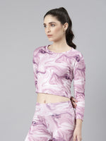 Glerra Printed Crop Top